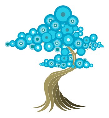 Abstract tree illustration clipart