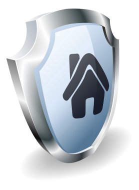 House shield concept clipart