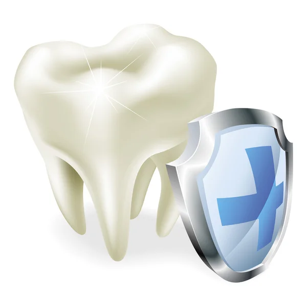 Zub ochranu koncept — Stockový vektor