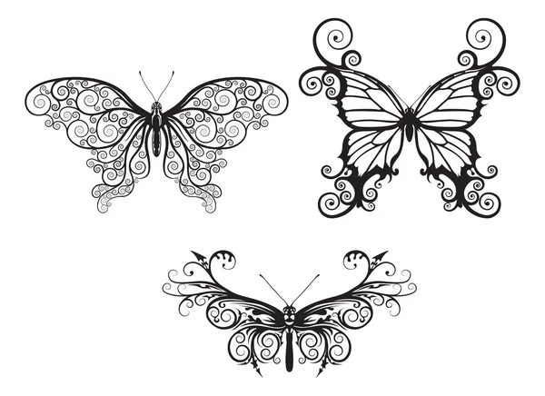 Abstract butterflies — Stock Vector