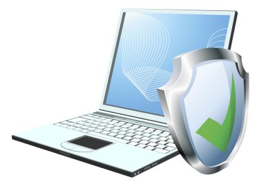 Computer security concept clipart