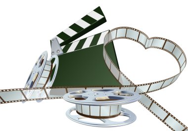 Film lover concept clipart