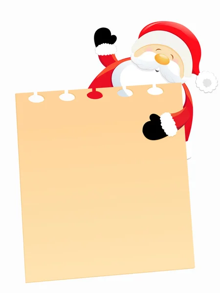 Santa je zpráva — Stockový vektor