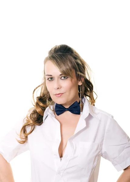 In a bow tie — Stock Photo, Image