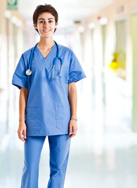Sjuksköterska porträtt — Stockfoto