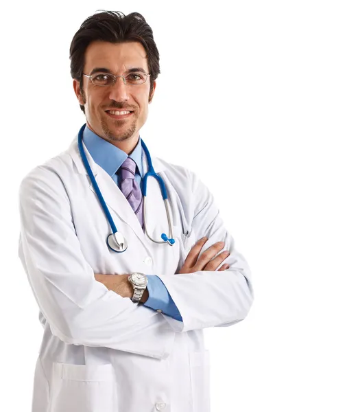 Uśmiechający się portret lekarza — Zdjęcie stockowe