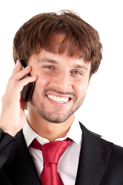 stock image Businessman cell phone