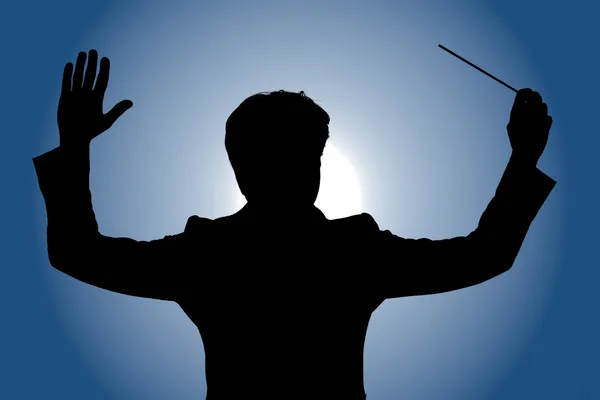 Orchestra leader — Stock Photo, Image