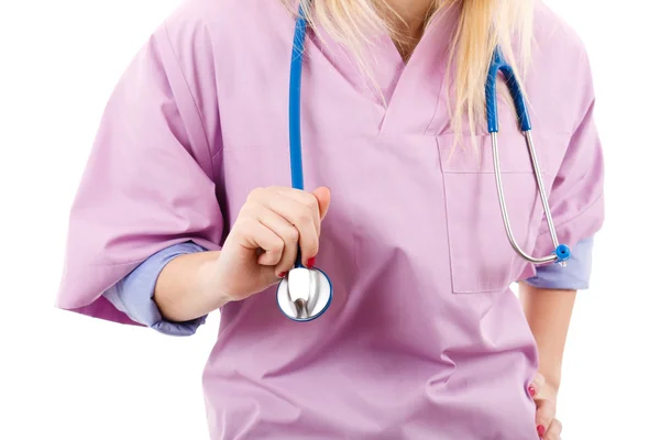 Stetoskop pielęgniarki — Zdjęcie stockowe