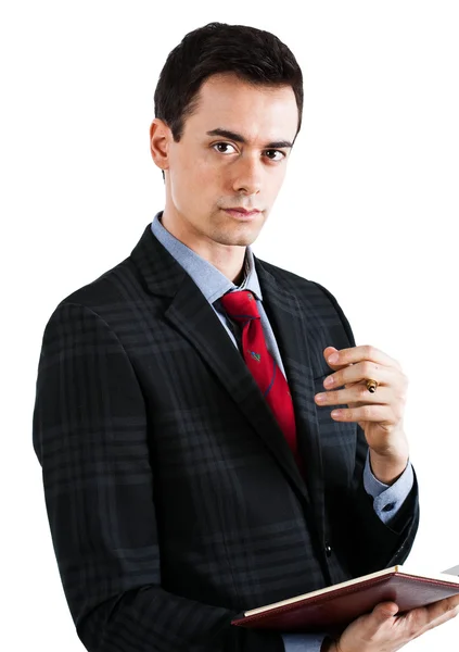 Retrato de hombre de negocios joven — Foto de Stock