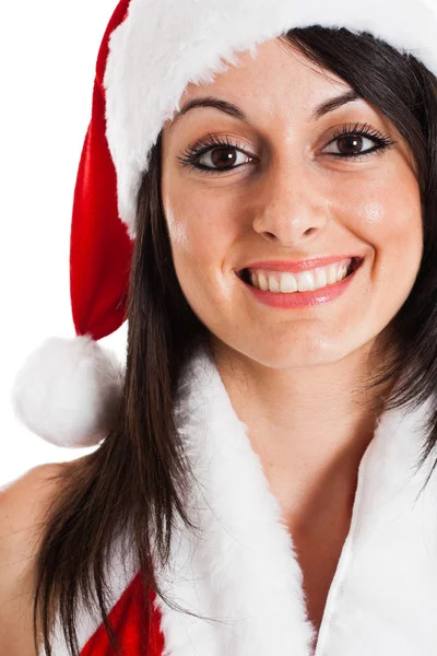 Santa claus dziewczyna — Zdjęcie stockowe