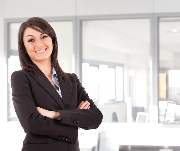 Hermoso retrato de mujer de negocios — Foto de Stock