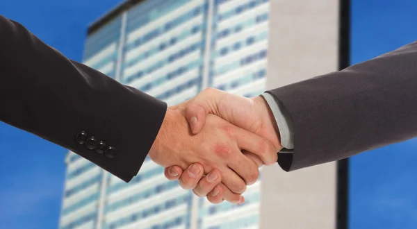Podnikatelé handshake — Stock fotografie