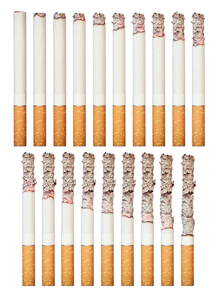 Verbrennende Zigarette — Stockfoto