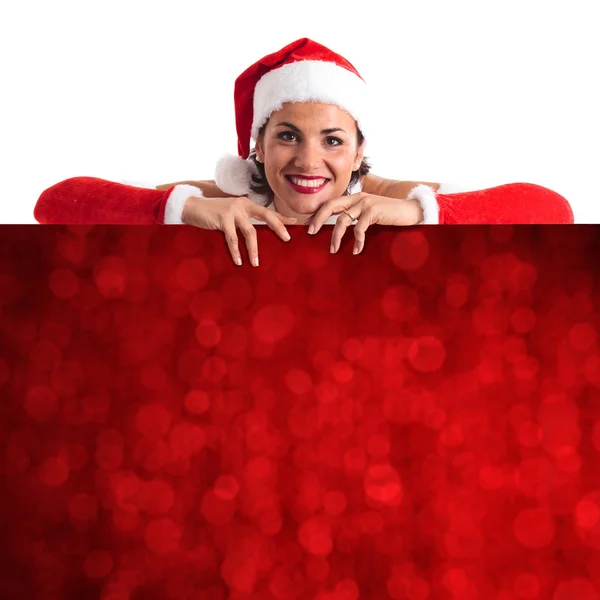 Mulher de Natal — Fotografia de Stock