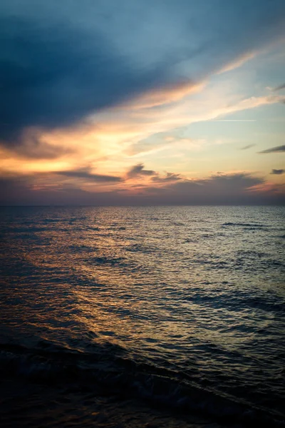 Sunset over the baltic sea — Stock Photo, Image