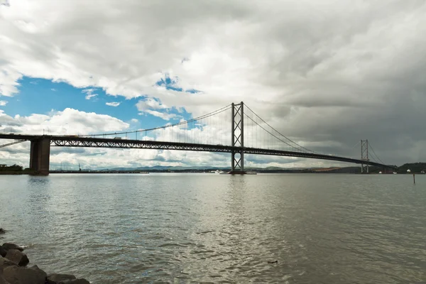 Το εμπρός γέφυρα, Νότια queensferry κοντά στο Εδιμβούργο, Σκωτία — Φωτογραφία Αρχείου