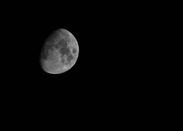 晚上看月亮 — 图库照片