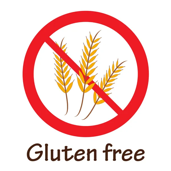 Simbolo senza glutine — Vettoriale Stock