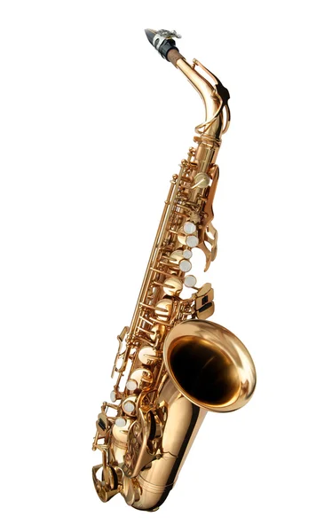 Saxofoon jazz instrument — Stockfoto