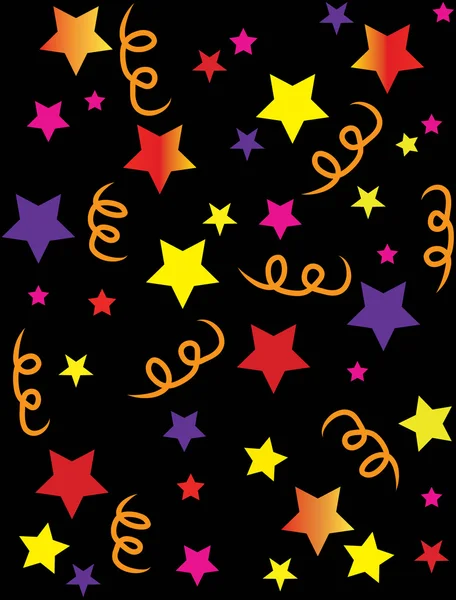 Estrellas confeti ilustración — Foto de Stock