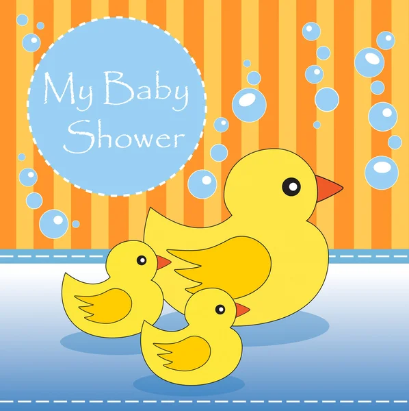 Min baby dusch — Stockfoto