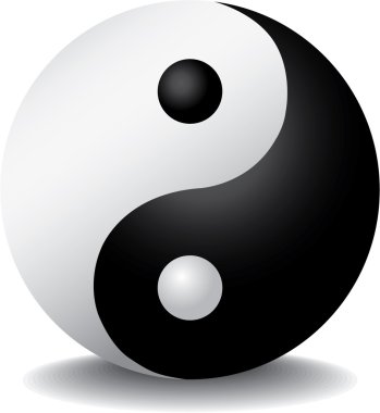 Ying yang clipart