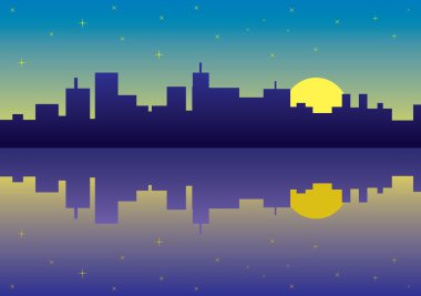 Gece Şehri Panoraması