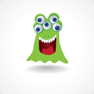 Scary monster clipart