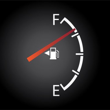 Gas gage clipart