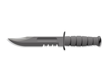 Military knife clipart