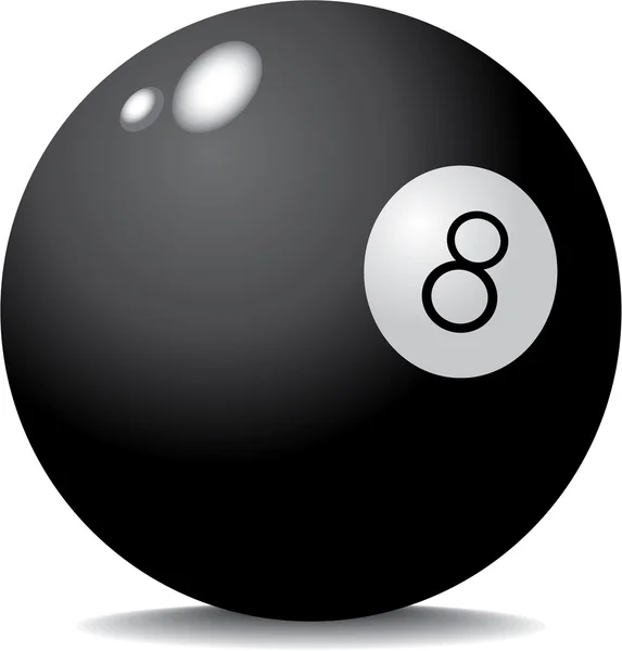 Басейн м'яч 8 — стоковий вектор