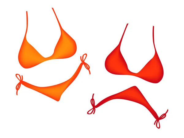 Masques de bikini de théâtre — Image vectorielle