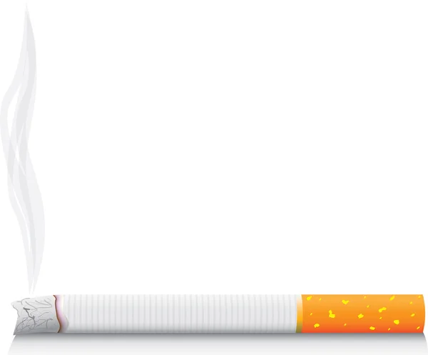 Moking cigarett — Stock vektor