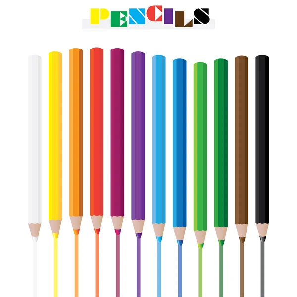 铅笔 — 图库矢量图片