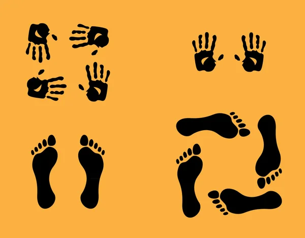 Руки и ноги — стоковый вектор