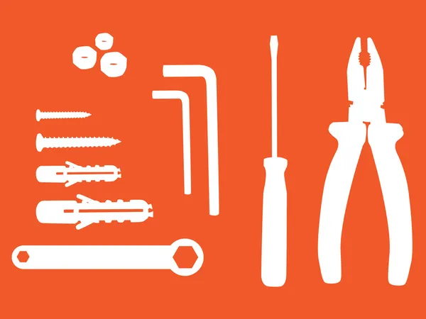 Outils ménagers — Image vectorielle