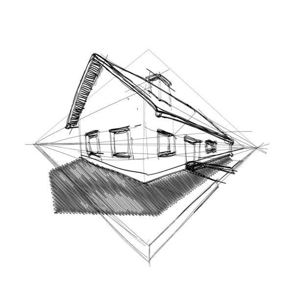 Сімейний будинок — стоковий вектор