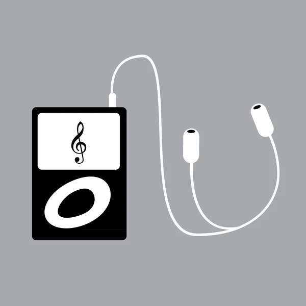 Lettore musicale MP3 — Vettoriale Stock