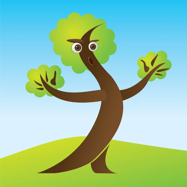 Ο κ. δέντρο — Διανυσματικό Αρχείο