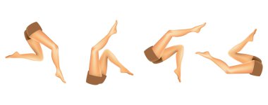 Woman legs clipart