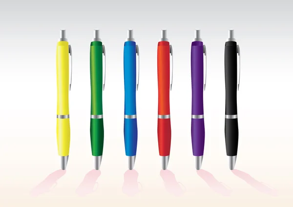 Renkli kalem — Stok Vektör