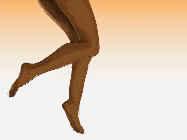 Kobiety nogi — Wektor stockowy