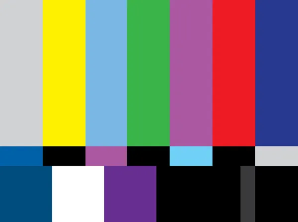 Test de couleur TV — Image vectorielle