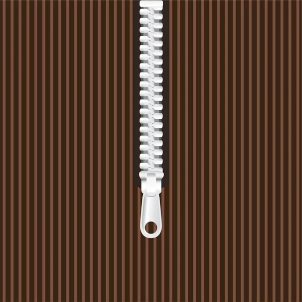 Closed zipper — Stock Vector