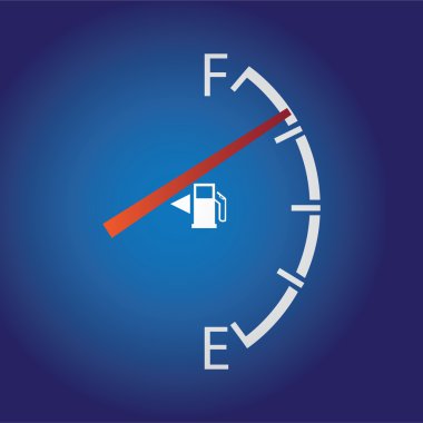 Gas gage clipart