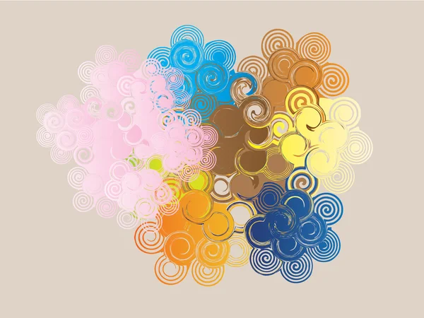 Nuage circulaire — Image vectorielle