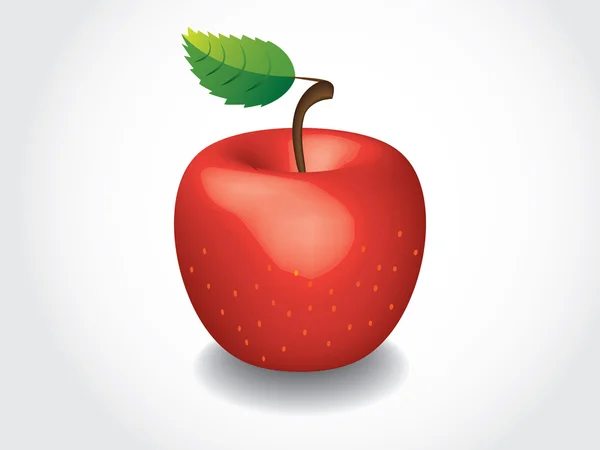Pomme rouge — Image vectorielle