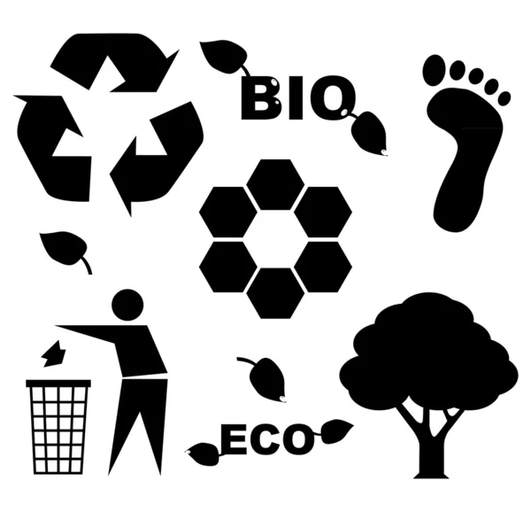 Bio eco — Stock Vector
