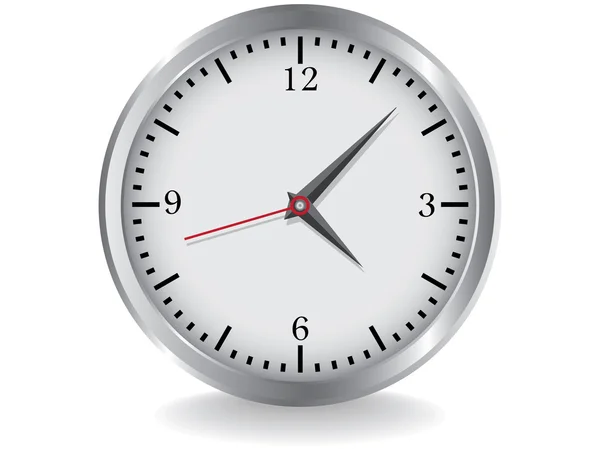 Horloges métalliques — Image vectorielle